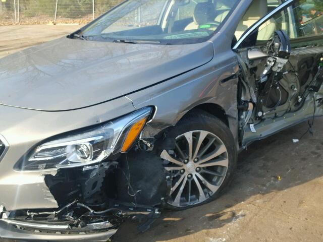 1G4ZP5SS5HU198170 - 2017 BUICK LACROSSE E GRAY photo 9