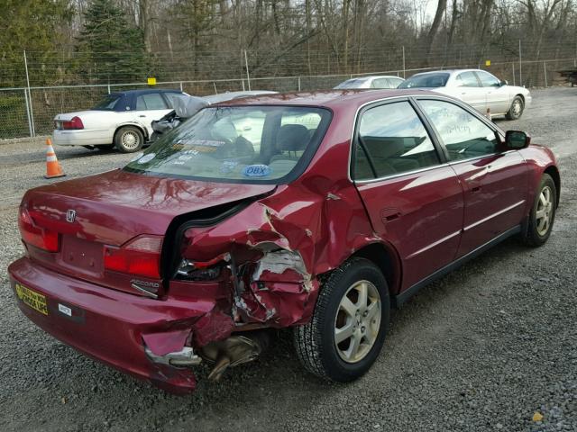 JHMCG5678YC005546 - 2000 HONDA ACCORD SE RED photo 4