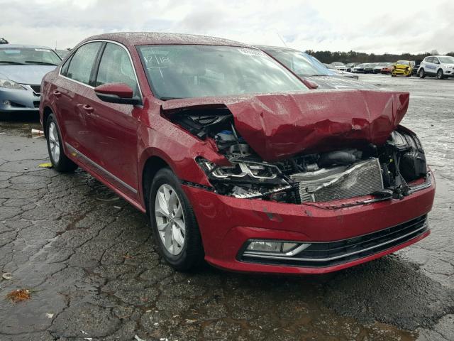 1VWAT7A31GC053924 - 2016 VOLKSWAGEN PASSAT S Կարմիր լուսանկար 1