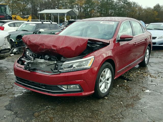 1VWAT7A31GC053924 - 2016 VOLKSWAGEN PASSAT S Կարմիր լուսանկար 2