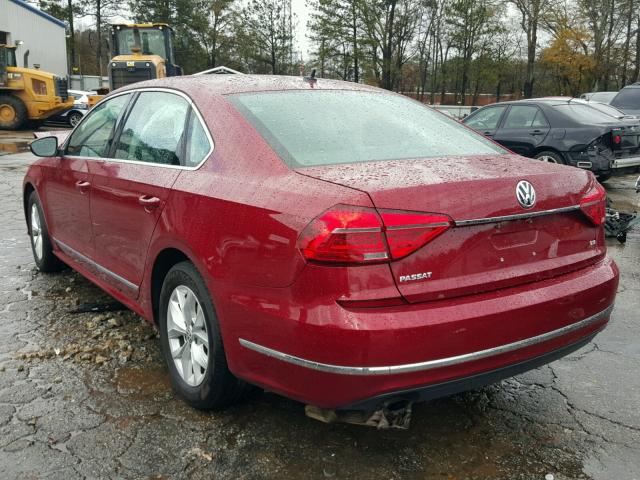 1VWAT7A31GC053924 - 2016 VOLKSWAGEN PASSAT S Կարմիր լուսանկար 3
