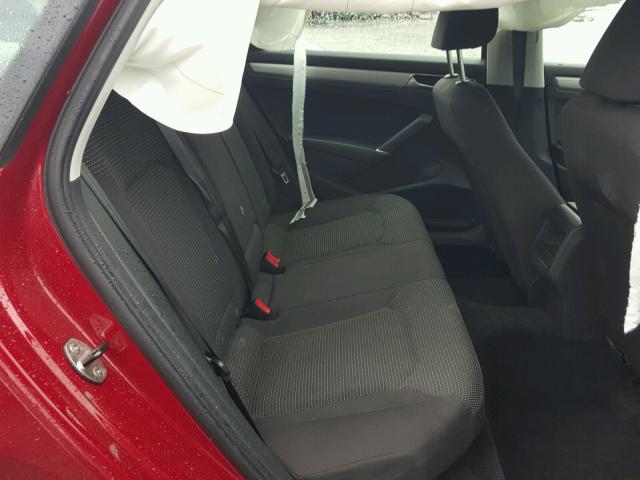 1VWAT7A31GC053924 - 2016 VOLKSWAGEN PASSAT S Կարմիր լուսանկար 6