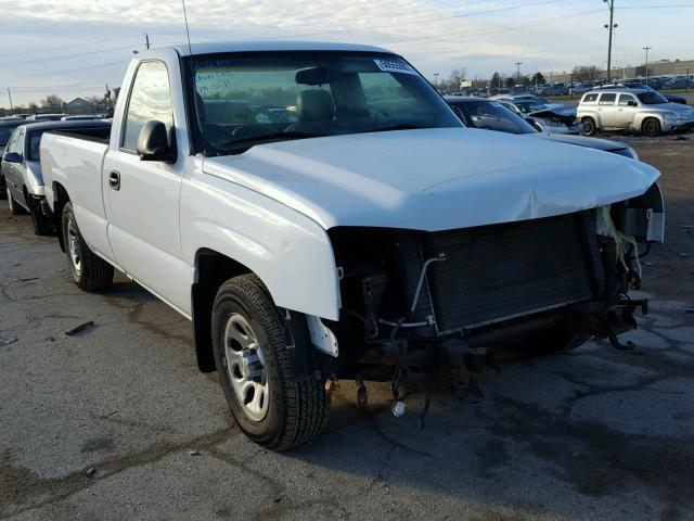 3GCEC14X66G154081 - 2006 CHEVROLET SILVERADO WHITE photo 1