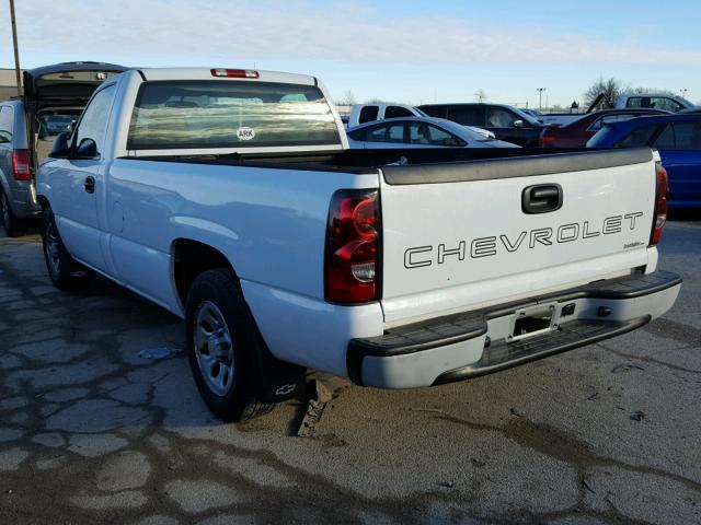 3GCEC14X66G154081 - 2006 CHEVROLET SILVERADO WHITE photo 3