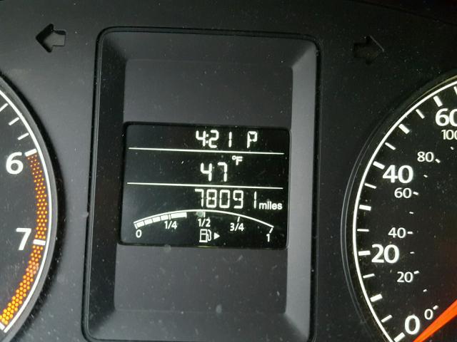 3VW2K7AJ3DM298126 - 2013 VOLKSWAGEN JETTA BASE BLACK photo 8