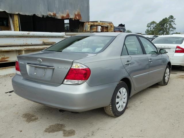 4T1BE32K05U942801 - 2005 TOYOTA CAMRY LE SILVER photo 4