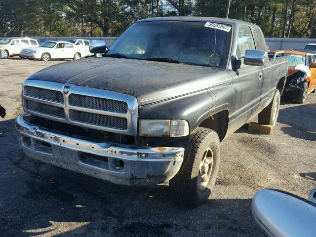 3B7HC13Z1TG181667 - 1996 DODGE RAM 1500 BLACK photo 2