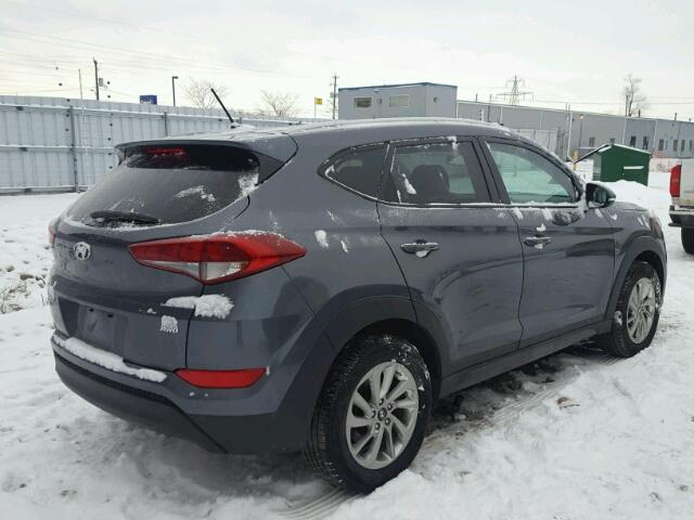 KM8J3CA43GU104589 - 2016 HYUNDAI TUCSON LIM GRAY photo 4