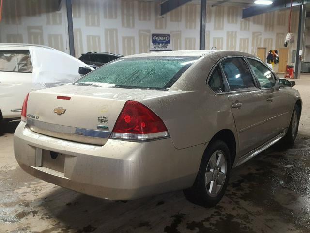 2G1WG5EK6B1125842 - 2011 CHEVROLET IMPALA LT GOLD photo 4