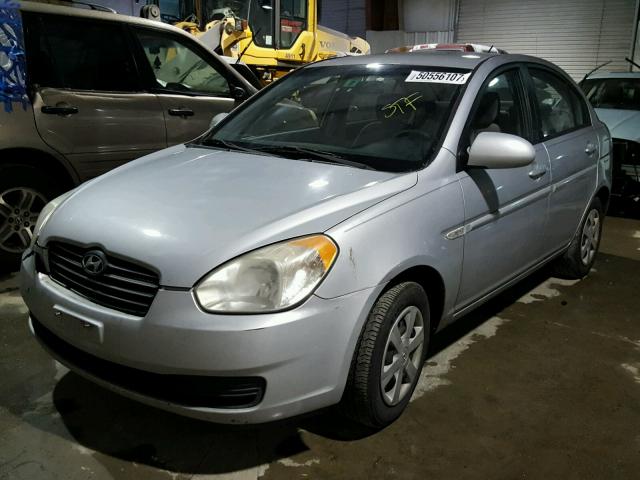 KMHCN46C67U137093 - 2007 HYUNDAI ACCENT GLS SILVER photo 2