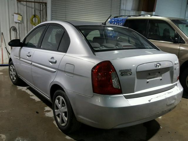 KMHCN46C67U137093 - 2007 HYUNDAI ACCENT GLS SILVER photo 3