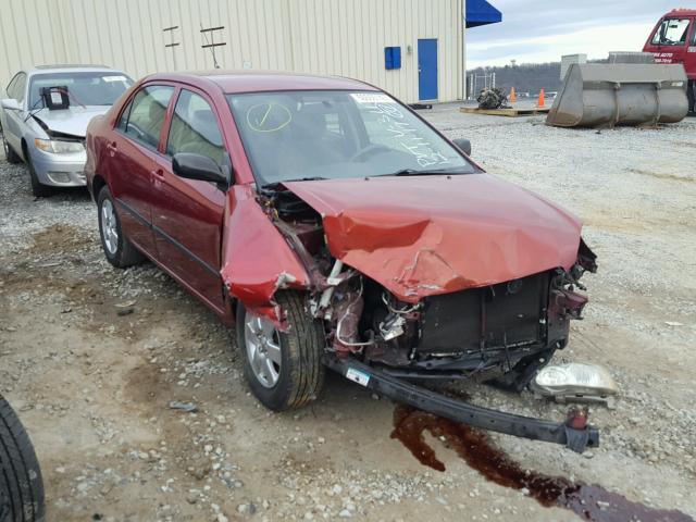 1NXBR32E75Z413117 - 2005 TOYOTA COROLLA CE RED photo 1