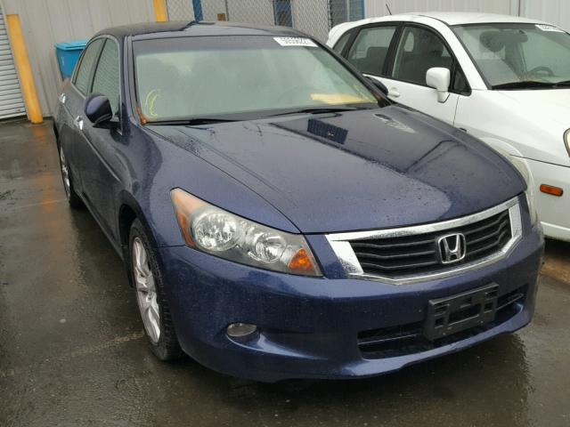 1HGCP36858A043361 - 2008 HONDA ACCORD EXL BLUE photo 1