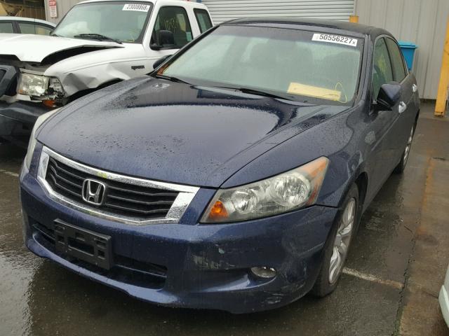 1HGCP36858A043361 - 2008 HONDA ACCORD EXL BLUE photo 2