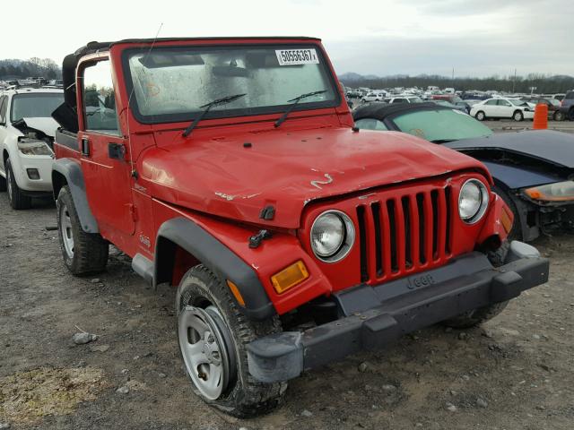 1J4F449S56P760705 - 2006 JEEP WRANGLER / RED photo 2