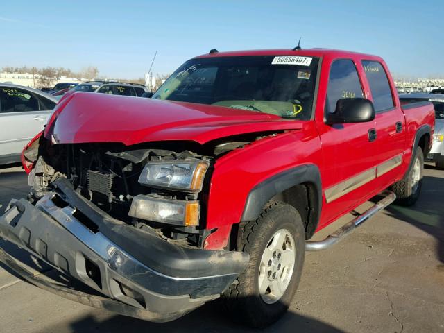 2GCEK13TX51231799 - 2005 CHEVROLET SILVERADO RED photo 2