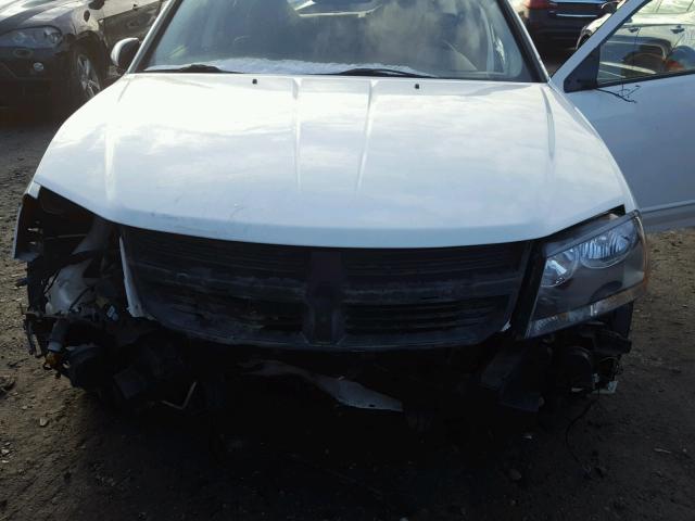 1B3LC76M08N230208 - 2008 DODGE AVENGER R/ WHITE photo 7