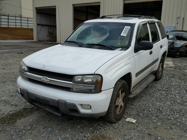 1GNDS13S922121526 - 2002 CHEVROLET TRAILBLAZE WHITE photo 2