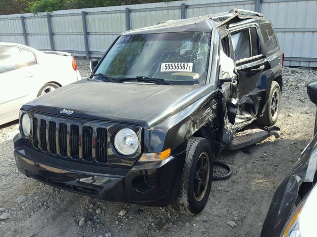 1J8FT28028D783885 - 2008 JEEP PATRIOT SP BLACK photo 2