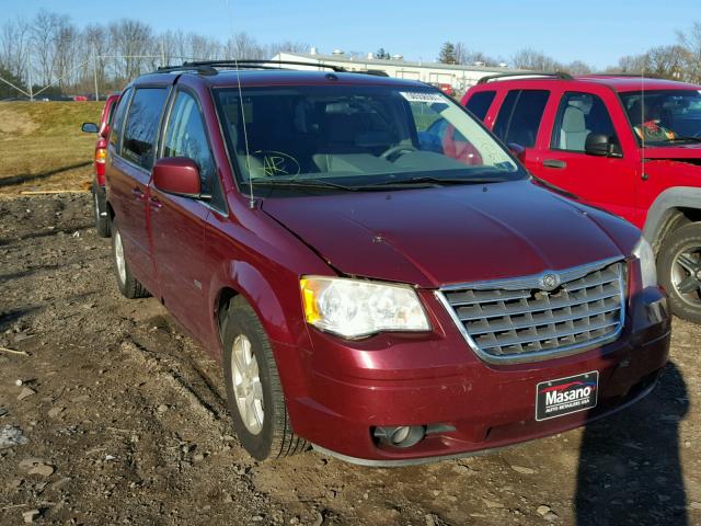 2A8HR54P48R731084 - 2008 CHRYSLER TOWN & COU BURGUNDY photo 1