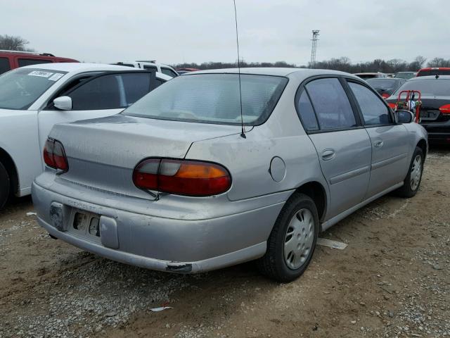 1G1ND52T9X6131989 - 1999 CHEVROLET MALIBU SILVER photo 4