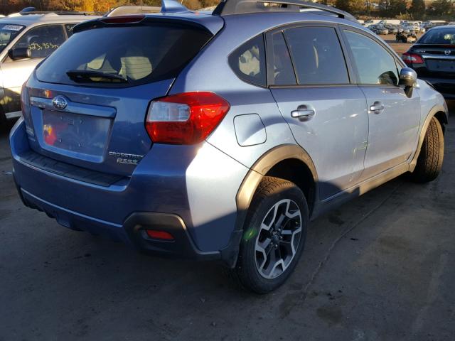 JF2GPANC2H8219382 - 2017 SUBARU CROSSTREK BLUE photo 4