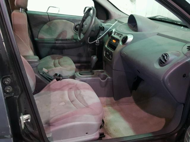 1G8AJ52F24Z178844 - 2004 SATURN ION LEVEL CHARCOAL photo 5