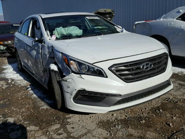 5NPE34AF0GH319998 - 2016 HYUNDAI SONATA SPO WHITE photo 1