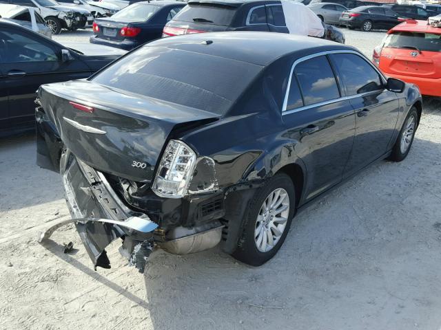 2C3CCAAG2DH576250 - 2013 CHRYSLER 300 BLACK photo 4