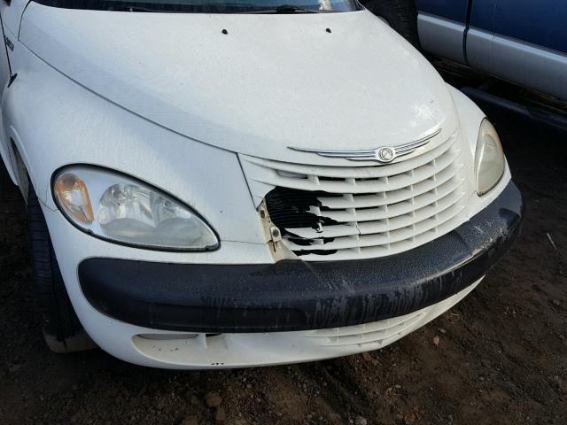 3C4FY4BB11T666121 - 2001 CHRYSLER PT CRUISER WHITE photo 9