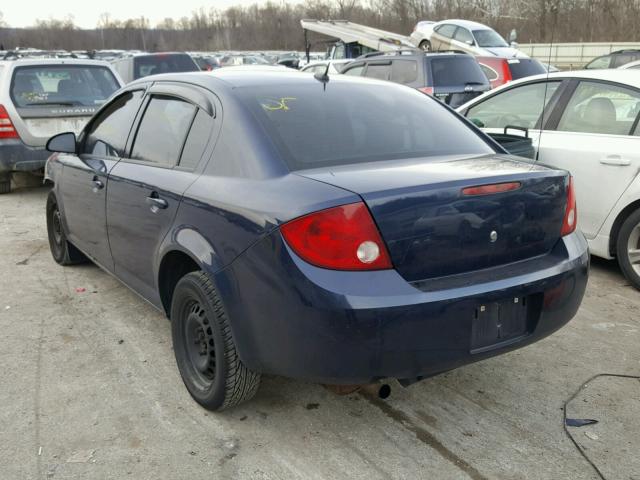 1G1AS58H897189225 - 2009 CHEVROLET COBALT LS BLUE photo 3