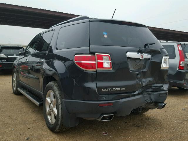 5GZER33718J306554 - 2008 SATURN OUTLOOK XR BLACK photo 3