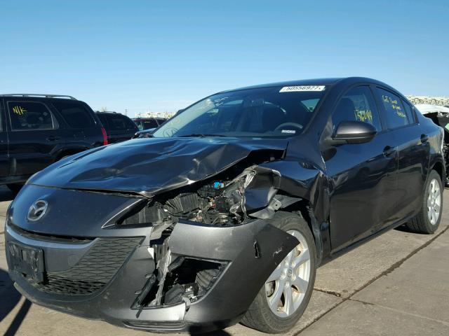 JM1BL1SF2A1161100 - 2010 MAZDA 3 I GRAY photo 2