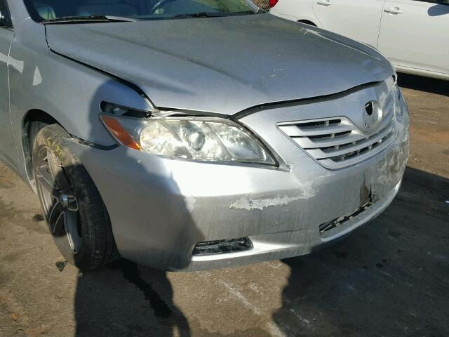 4T1BE46K87U178330 - 2007 TOYOTA CAMRY NEW SILVER photo 9