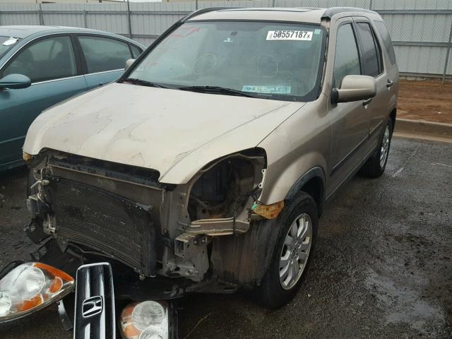 JHLRD68876C023293 - 2006 HONDA CR-V EX TAN photo 2