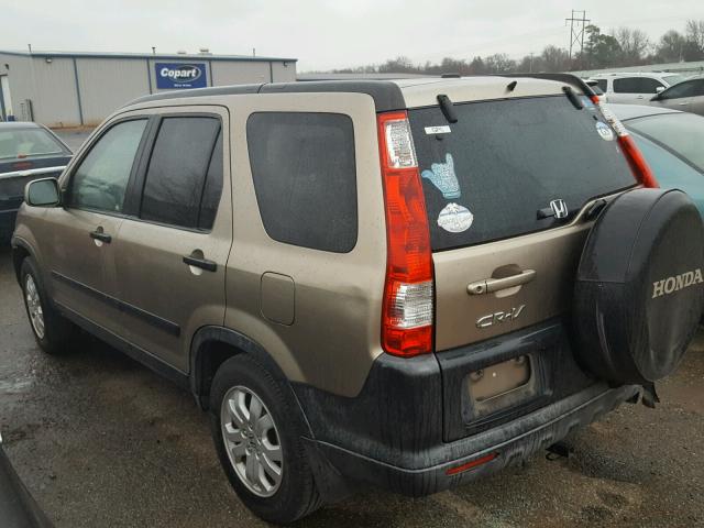 JHLRD68876C023293 - 2006 HONDA CR-V EX TAN photo 3