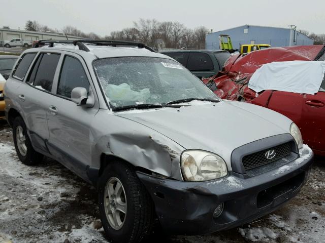 KM8SC73D24U768631 - 2004 HYUNDAI SANTA FE G SILVER photo 1