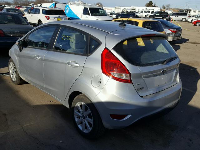 3FADP4EJ9DM178357 - 2013 FORD FIESTA SE SILVER photo 3