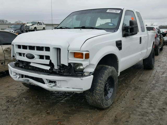 1FTSX21R08EB51688 - 2008 FORD F250 SUPER WHITE photo 2