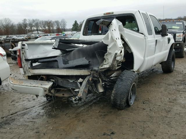 1FTSX21R08EB51688 - 2008 FORD F250 SUPER WHITE photo 4