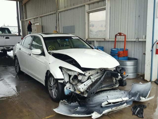 1HGCP3F86CA034015 - 2012 HONDA ACCORD EXL WHITE photo 1