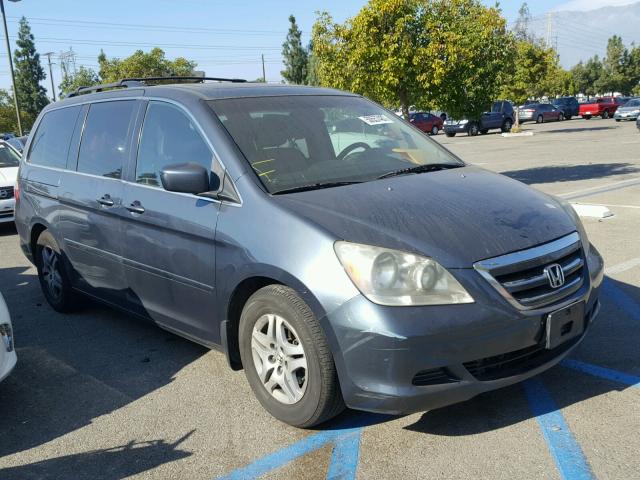 5FNRL38666B437200 - 2006 HONDA ODYSSEY EX GRAY photo 1