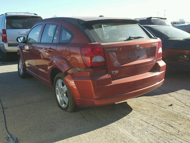 1B3HB48A19D184633 - 2009 DODGE CALIBER SX ORANGE photo 3