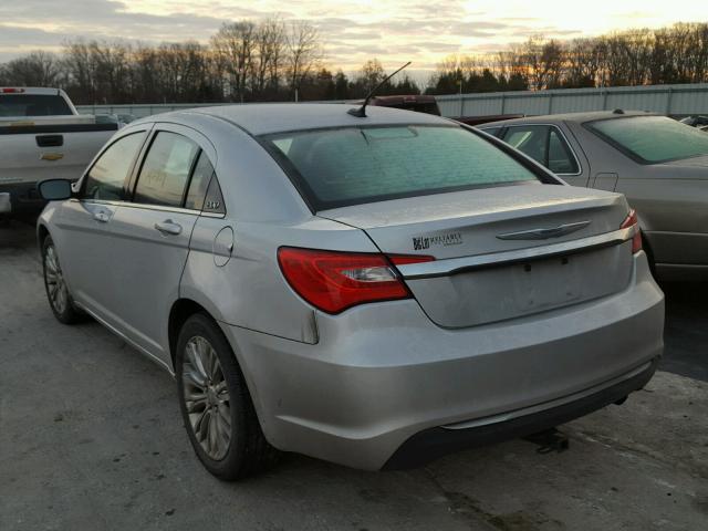 1C3CCBAB2CN248858 - 2012 CHRYSLER 200 LX GRAY photo 3