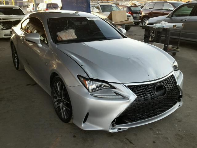 JTHHE5BC3F5003185 - 2015 LEXUS RC 350 SILVER photo 1