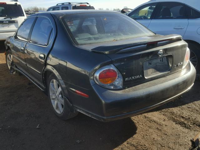 JN1DA31D92T440143 - 2002 NISSAN MAXIMA GLE GREEN photo 3