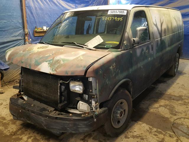 1GTHG39U471154088 - 2007 GMC SAVANA G35 GREEN photo 2