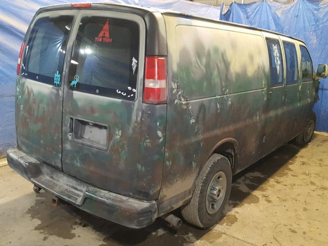 1GTHG39U471154088 - 2007 GMC SAVANA G35 GREEN photo 4