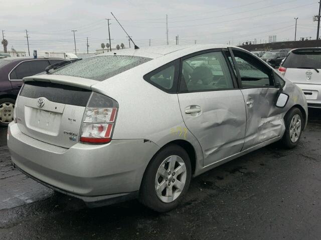 JTDKB20U340008777 - 2004 TOYOTA PRIUS SILVER photo 4