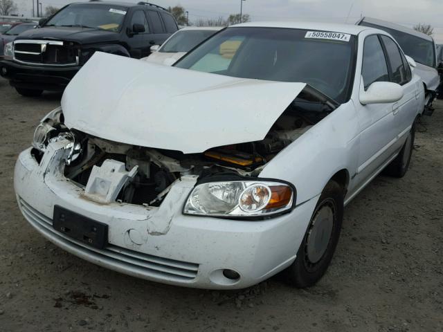 3N1CB51D65L541220 - 2005 NISSAN SENTRA 1.8 WHITE photo 2